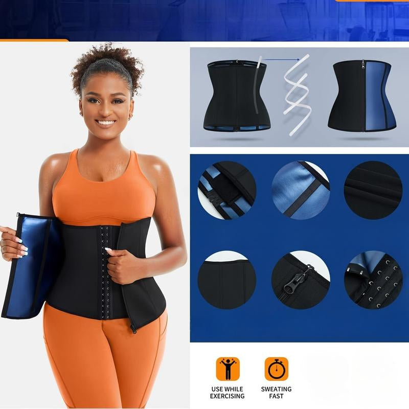 Sweat Fitness Belt, 1 Count Sweat Sauna Belt for Running Fitness Exercise