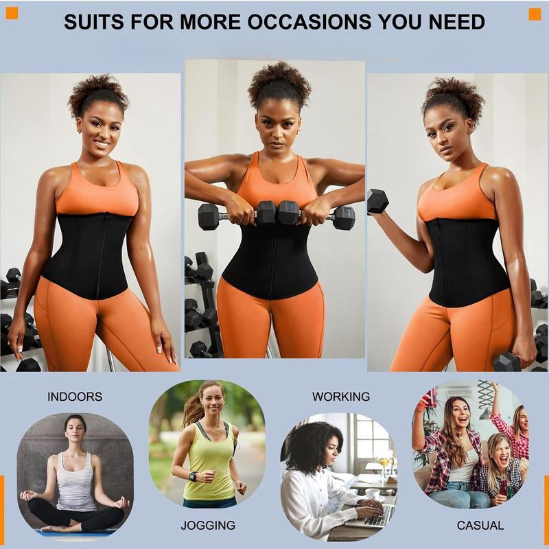 Sweat Fitness Belt, 1 Count Sweat Sauna Belt for Running Fitness Exercise